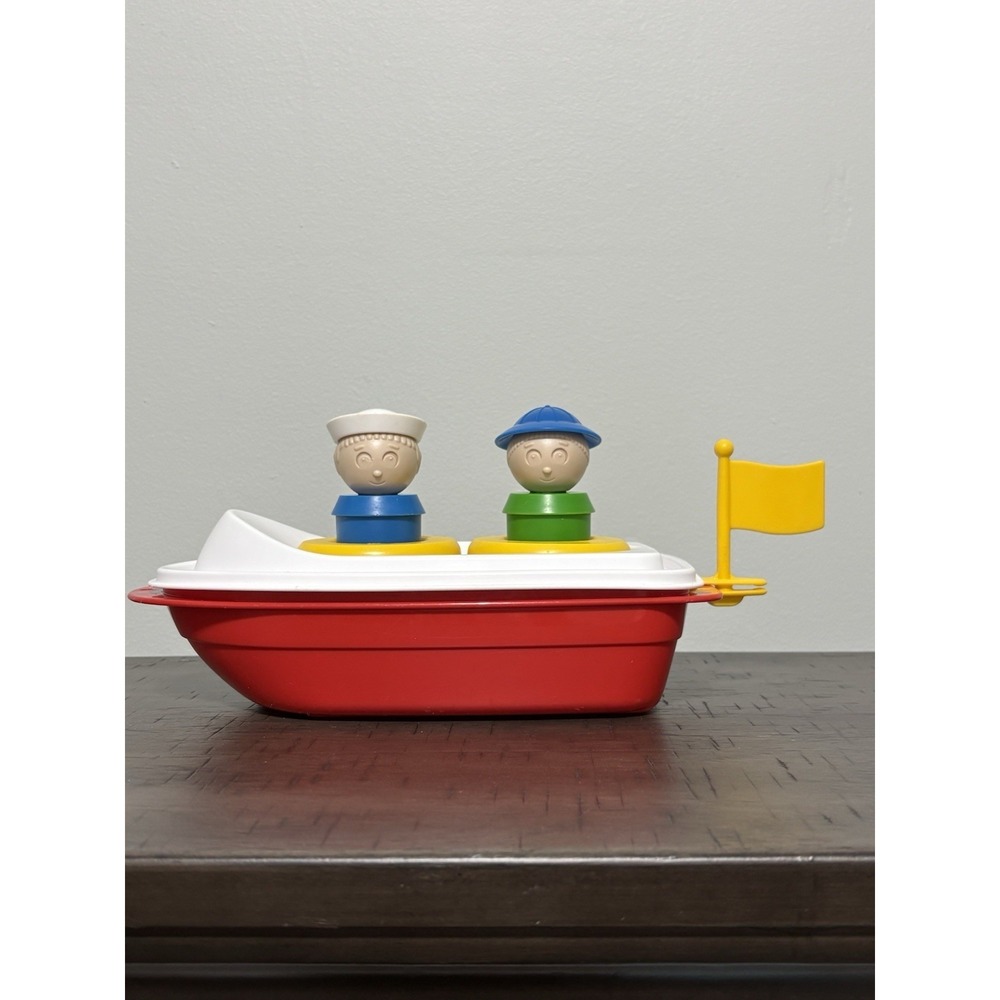 Tupperware Vintage TupperCanoe Boat 6-Piece Set Beach or Bathtub 1980s